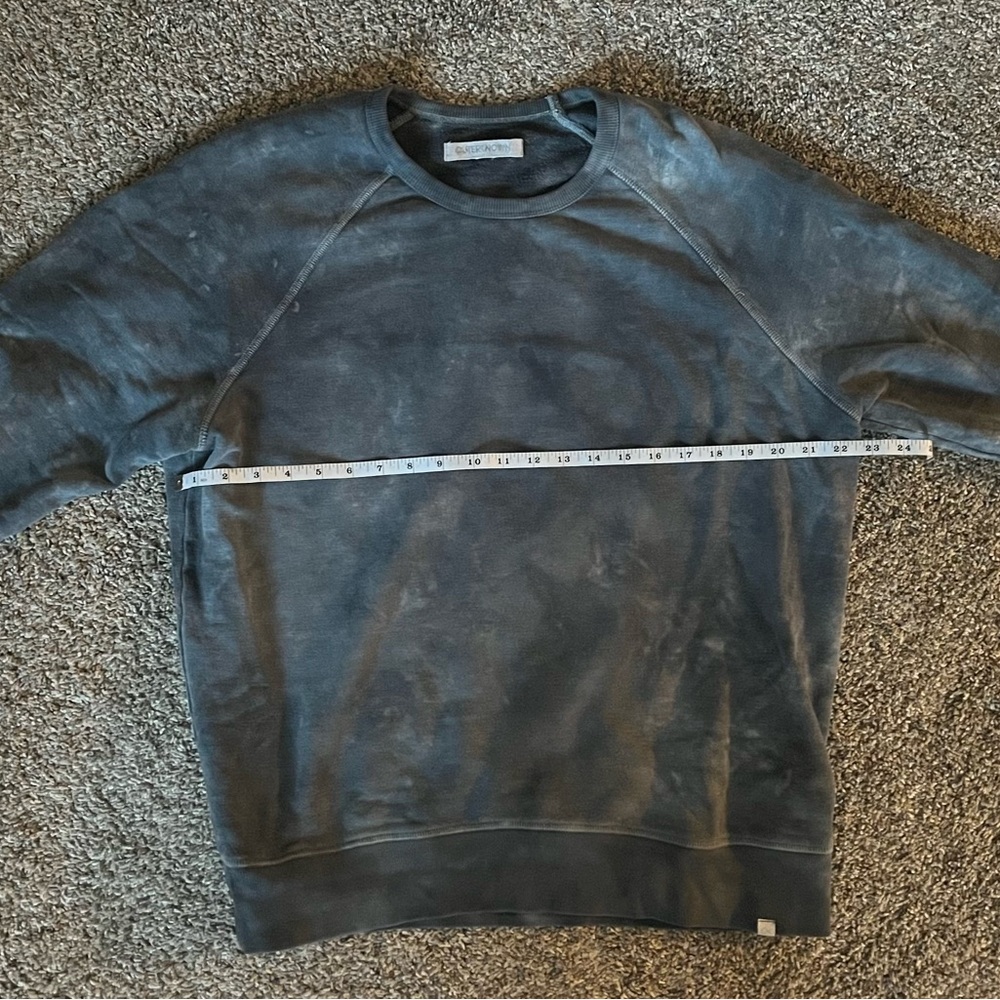 Outerknown Men’s Sweatshirt – Washed Black – Size Large – Excellent Condition